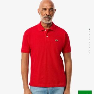 Lacoste Red Polo Shirt Slim Fit
